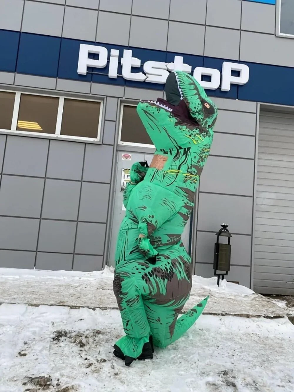 Inflatable T-Rex Costume for Adults - Fun Halloween Dino Outfit for Parties